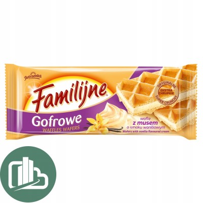 Familijne Вафли с ванильной начинкой 130гр 1/23