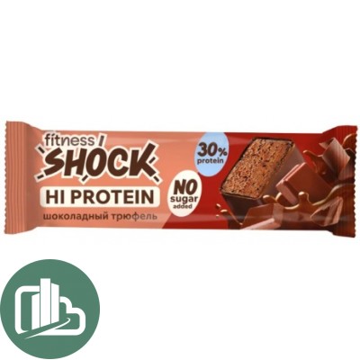 Протеиновый батончик Shok 40гр Шоколадный Трюфель 1/12