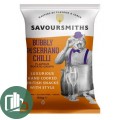 Чипсы картофельные SAVOURSMITHS  со вкусом игристого вина и  острым перцем чили 150гр 1/12