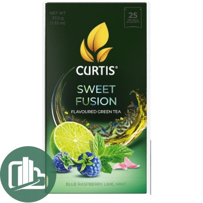 Чай CURTIS Свит фьюжн зал 25пак 1,5г 1/12