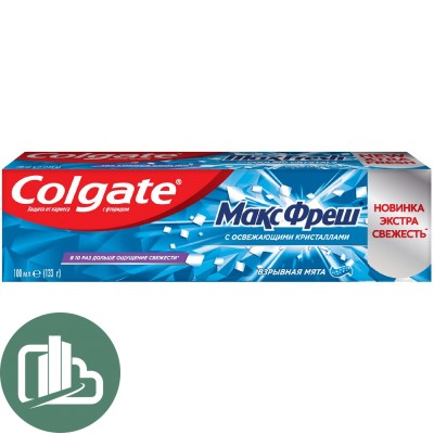 Зубная паста Colgate Макс фреш с освежающими кристаллами 100г 