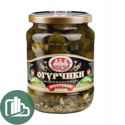 Скатерть - Самобранка Огурчики Маринован. Хрустящие 1.8л 1/6 ст