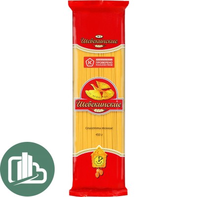 Макароны Щебекинские Спагетти 450гр 1/28 №001
