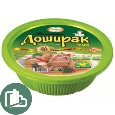 Доширак Premium со вкус. курица 140гр 1/18