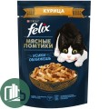 FELIX 75г Мясные ломтики Курица 1/26