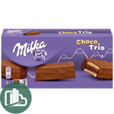 Милка Бисквит Чоко Трио 150гр 1/12