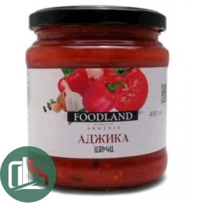FOODLAND Аджика 490гр 1/6
