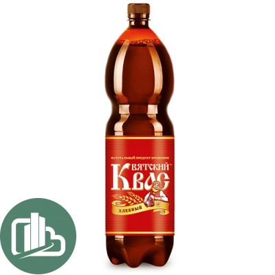 Квас Вятский хлебный 1,5л 1/6