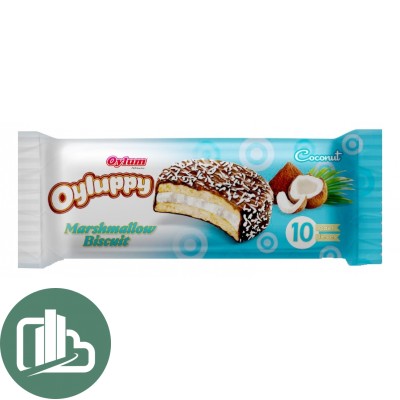 ГЛД. Печенье 180гр Oyluppy с кокосом 1/12