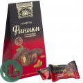 Конфеты в шоколаде с фруктовый корпусом финики в шоколаде с миндалем весовые 3кг