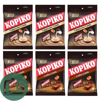 Леденцы KOPIKO Coffee Candy BLISTER 32гр 1/24