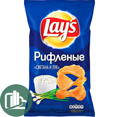 Лейс 140гр Сметана Лук 1/19
