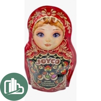 Панда молочно-шоколадное драже Матрёшка 150гр 1/20 JoyCo
