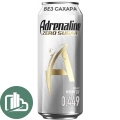 Адреналин Раш 0,449л ZERO SILVER ENERGY (Белый) 1/12