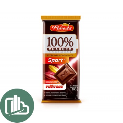 Победа горький шоколад спорт 100гр 1/10