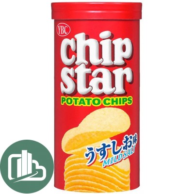 Чипсы ChipStar Солёные 50гр 1/8 (ЯПОНИЯ)