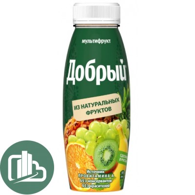 Добрый 0,33л ПЭТ 1/12 Мультифрукт
