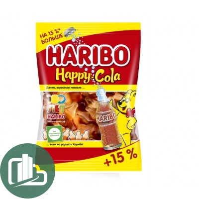 Харибо Жевательный мармелад HARIBO Хеппи Кола 80гр 1/40