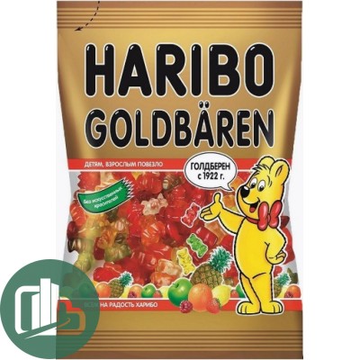Мармелад ХАРИБО 175гр Goldberan (Золотые мишки) 1/20