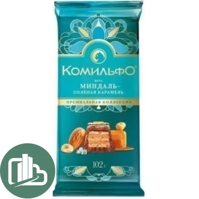Комильфо Плитка 102гр Миндаль 1/13