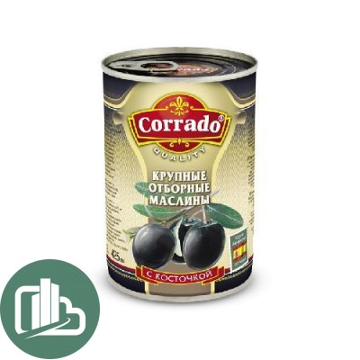 Маслины Corrado с/к 300гр. 1/12 ж/б