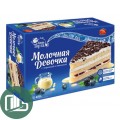 Торт Молочная Девочка 400гр 1/6 (Черемушки)