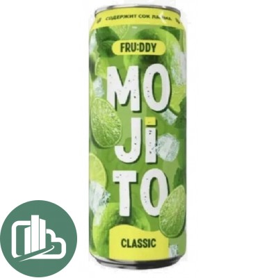 Напиток FRUDDY MOJITO Classic 0,45л ж/б 1/12