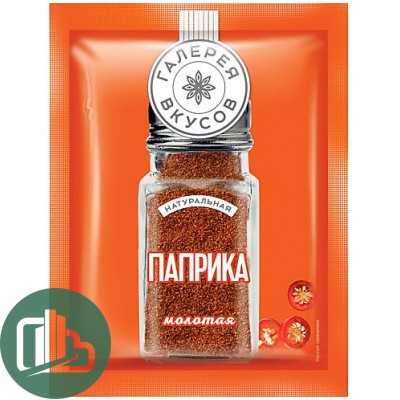ГАЛЕРЕЯ ВКУСОВ Паприка молотая 10гр 1/40 ВС019