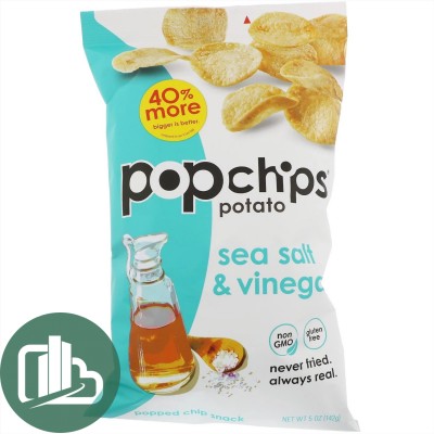 Чипсы Pop Chips соль 40гр Happy Corn 1/15