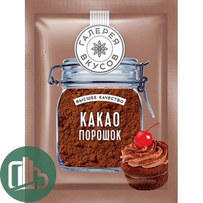 Галерея Вкусов Какао порошок 75гр 1/18 ВС025