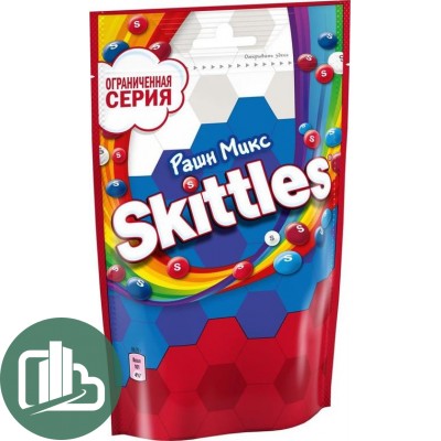 Скитлс 70гр Рашн Микс (красно-синий) 1/26