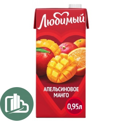 Любимый сад 0,95л Апельсин Манго 1/12