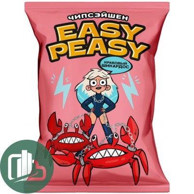 Картофель хрустящий EASY PEASY со вкусом Краба 120гр 1/16