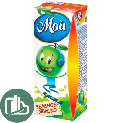 Сок Мой 0,2л Яблоко 1/27