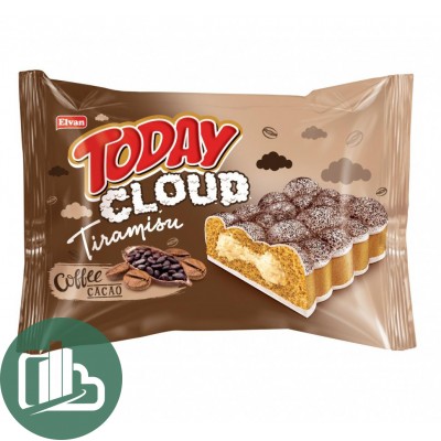 Пирожное Тудей Клоуд со вкусом тирамису 45гр 1/24 (6)