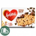 Любятово печенье ванильное с кусочками шок. 120гр 1/15