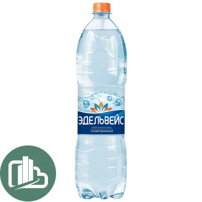 Вода Эдельвейс 1,5л газ 1/6