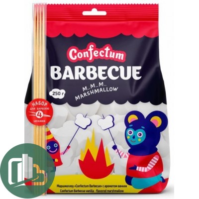 Зефир жев. Confectum BARBECUE  (Барбекю) 250гр 1/10