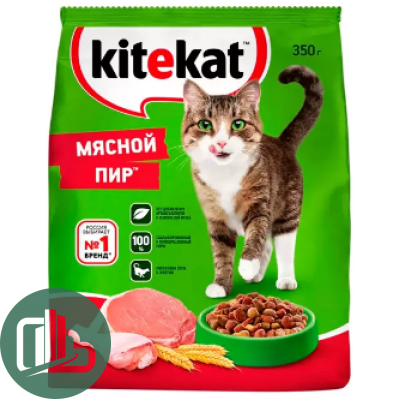 Китекат 350гр Мясной пир 1/20