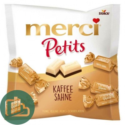 Мерси 125гр ИМПОРТ Конфеты Petits Кофе 1/12