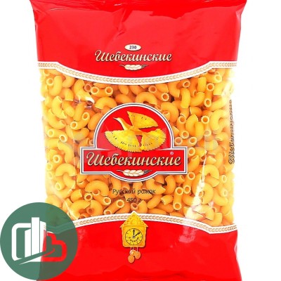 Макароны Шебекинские Русский Рожок 450гр 1/20