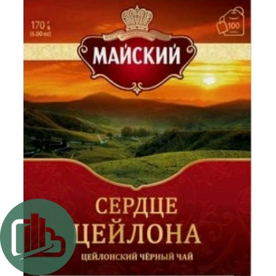 Майский Чай Сердце Цейлона 100 пак 1/6