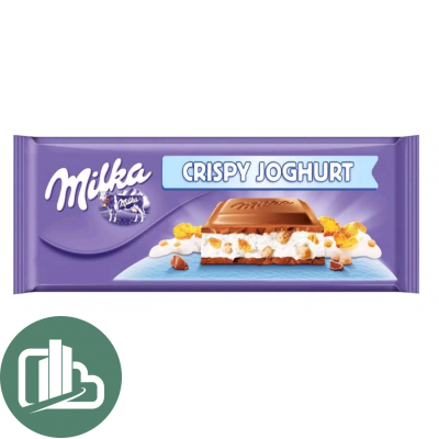 Милка 300гр Криспи Йогурт Crispy Yoghurt 1/12