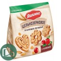 Яшкино Печенье Цельнозерновое 250гр Злаковое с клюквой 1/17 Яшкино