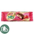 Halley Сендвич-печенье 210гр покрытое мол. шоколадом с клубничной нач. и маршмэллоу 1/12