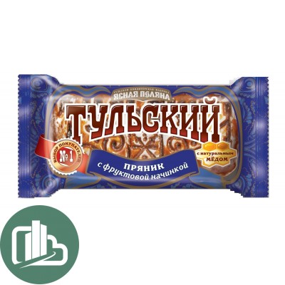 Пряник Тульский 140гр 1/22 Фруктовая начинка