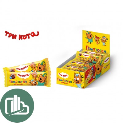 Три Кота Гематоген детский 25гр 1/30 шк:131