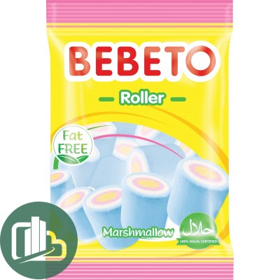 Бебето зефир стенд 60гр жёлтый вкус ваниль 1/12