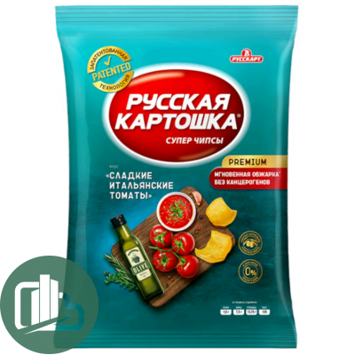 Русская картошка 140гр 1/9 Сладкие итальянские томаты