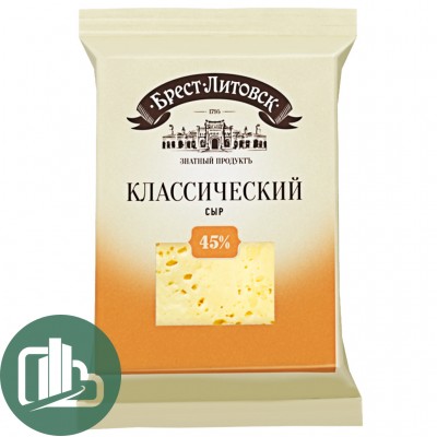 Сыр  Брест литов 200гр 